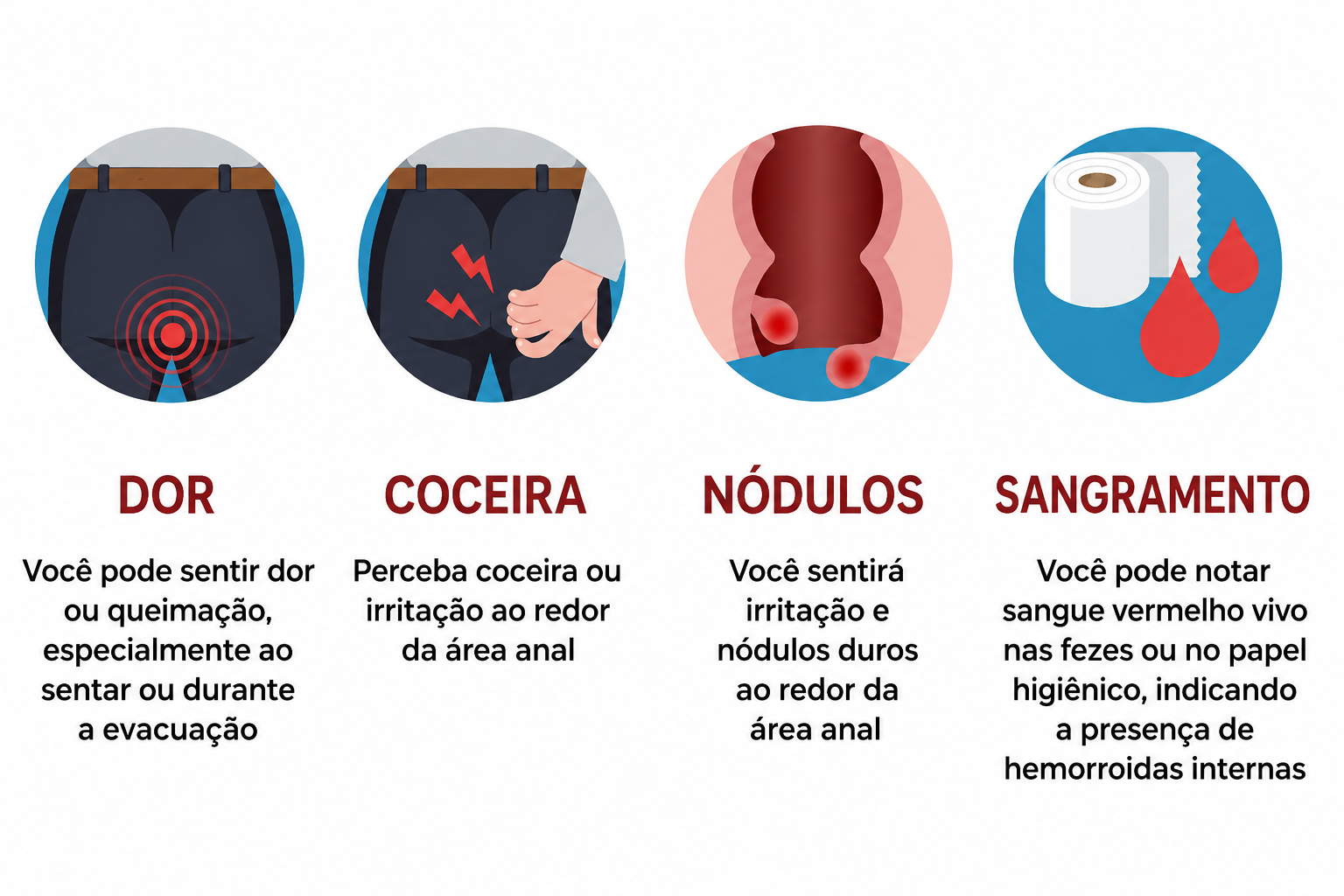 Impacto das hemorroidas na rotina
